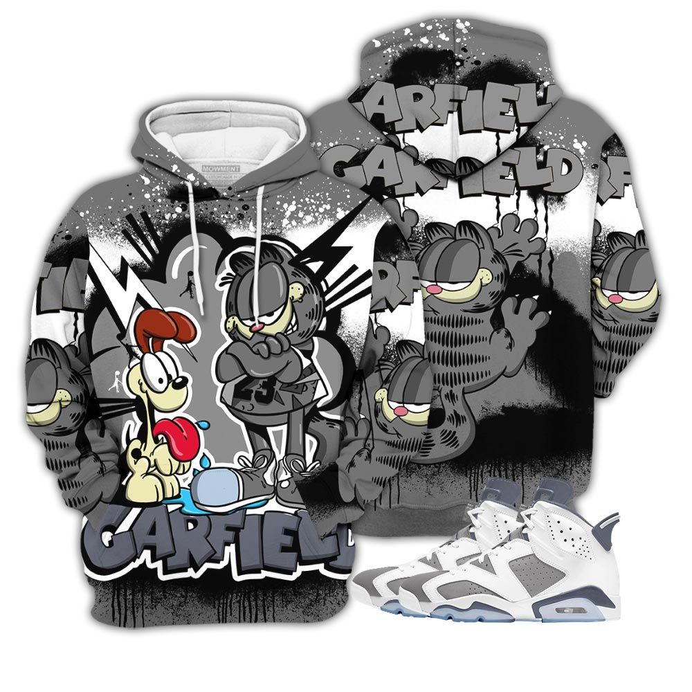 Funny Garfield Odie Sneaker Shirt Match Retro Cool Grey 6S, Jordan 6 Cool Grey Hoodie Sweatshirt Tee All Over Print MKO Shirt Funny Garfield Odie Sneaker Shirt Match Retro Cool Grey 6S, Jordan 6 Cool Grey Hoodie Sweatshirt Tee All Over Print MKO Shirt