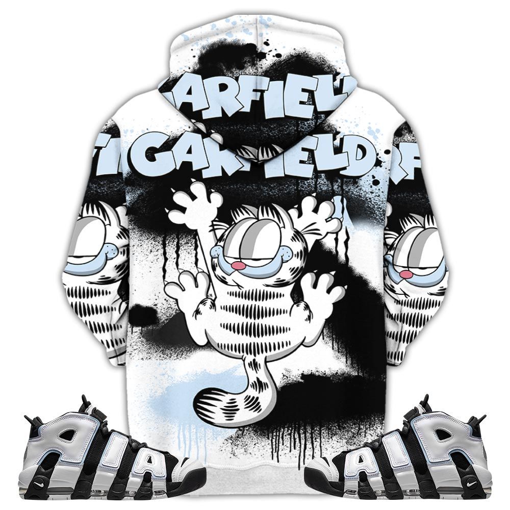 Funny Garfield Odie Sneaker Shirt Match Uptempo Cobalt Bliss, Air More Uptempo Cobalt Bliss Hoodie Sweatshirt Tee All Over Print MKO Shirt
