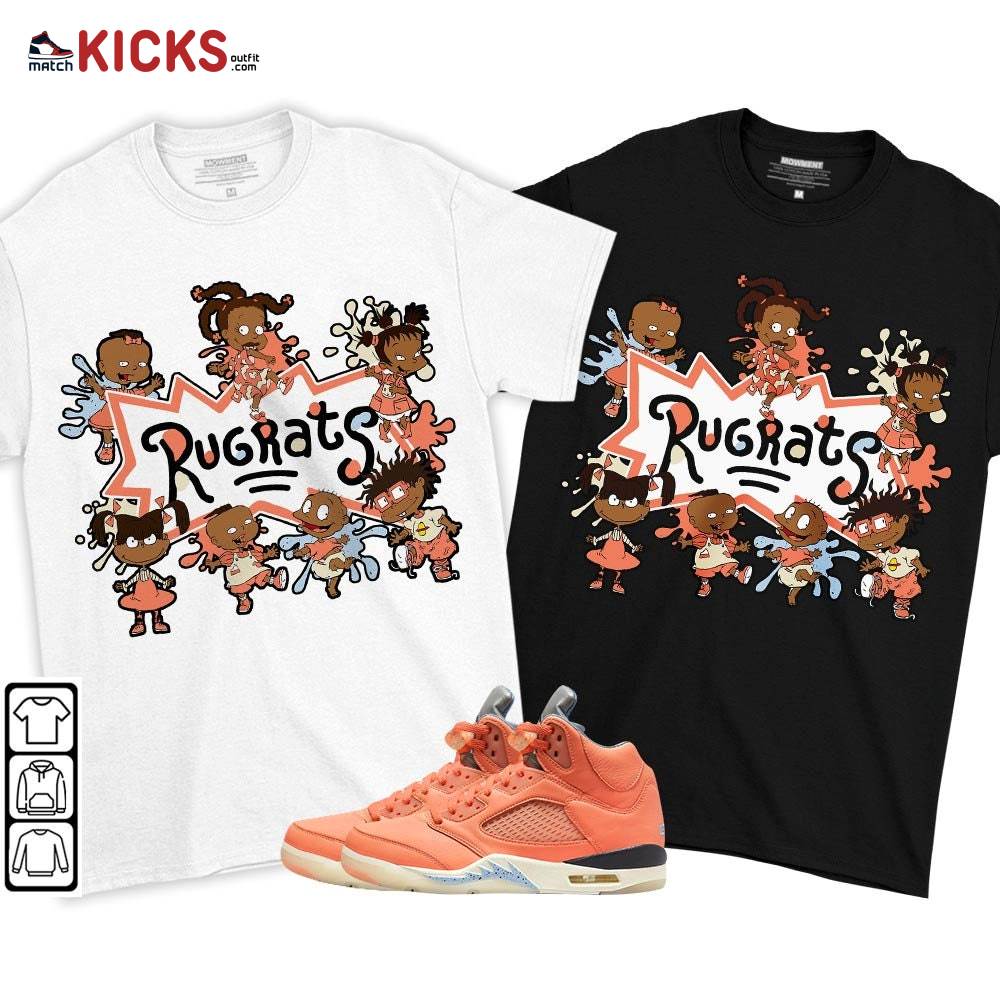 Funny Rugrats 90s Kids Melanin Sneaker Shirt Match Crimson Bliss 5s, Jordan 5 DJ Khaled Crimson Bliss MKO T-Shirt Funny Rugrats 90s Kids Melanin Sneaker Shirt Match Crimson Bliss 5s, Jordan 5 DJ Khaled Crimson Bliss MKO T-Shirt