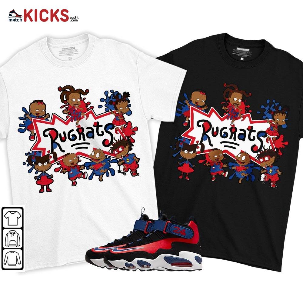 Funny Rugrats 90s Kids Melanin Sneaker Shirt Match Max 1 Navy Red Black, Air Griffey Max 1 Black Red Navy Blue MKO T-Shirt Funny Rugrats 90s Kids Melanin Sneaker Shirt Match Max 1 Navy Red Black, Air Griffey Max 1 Black Red Navy Blue MKO T-Shirt