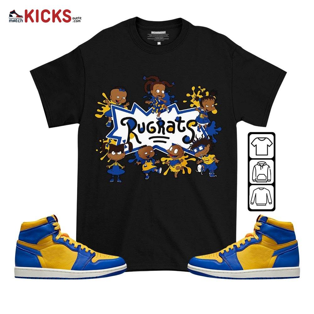 Funny Rugrats 90s Kids Sneaker Shirt Match 2023 Laney 1s, Jordan 1 Retro High Laney MKO T-Shirt Funny Rugrats 90s Kids Sneaker Shirt Match 2023 Laney 1s, Jordan 1 Retro High Laney MKO T-Shirt