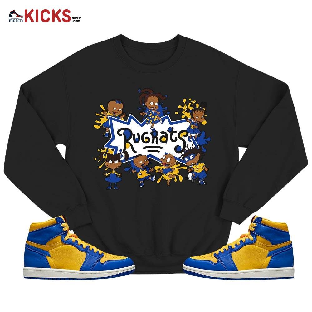 Funny Rugrats 90s Kids Sneaker Shirt Match 2023 Laney 1s, Jordan 1 Retro High Laney MKO T-Shirt Funny Rugrats 90s Kids Sneaker Shirt Match 2023 Laney 1s, Jordan 1 Retro High Laney MKO T-Shirt