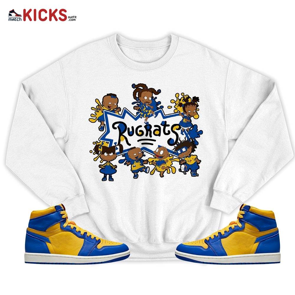 Funny Rugrats 90s Kids Sneaker Shirt Match 2023 Laney 1s, Jordan 1 Retro High Laney MKO T-Shirt Funny Rugrats 90s Kids Sneaker Shirt Match 2023 Laney 1s, Jordan 1 Retro High Laney MKO T-Shirt