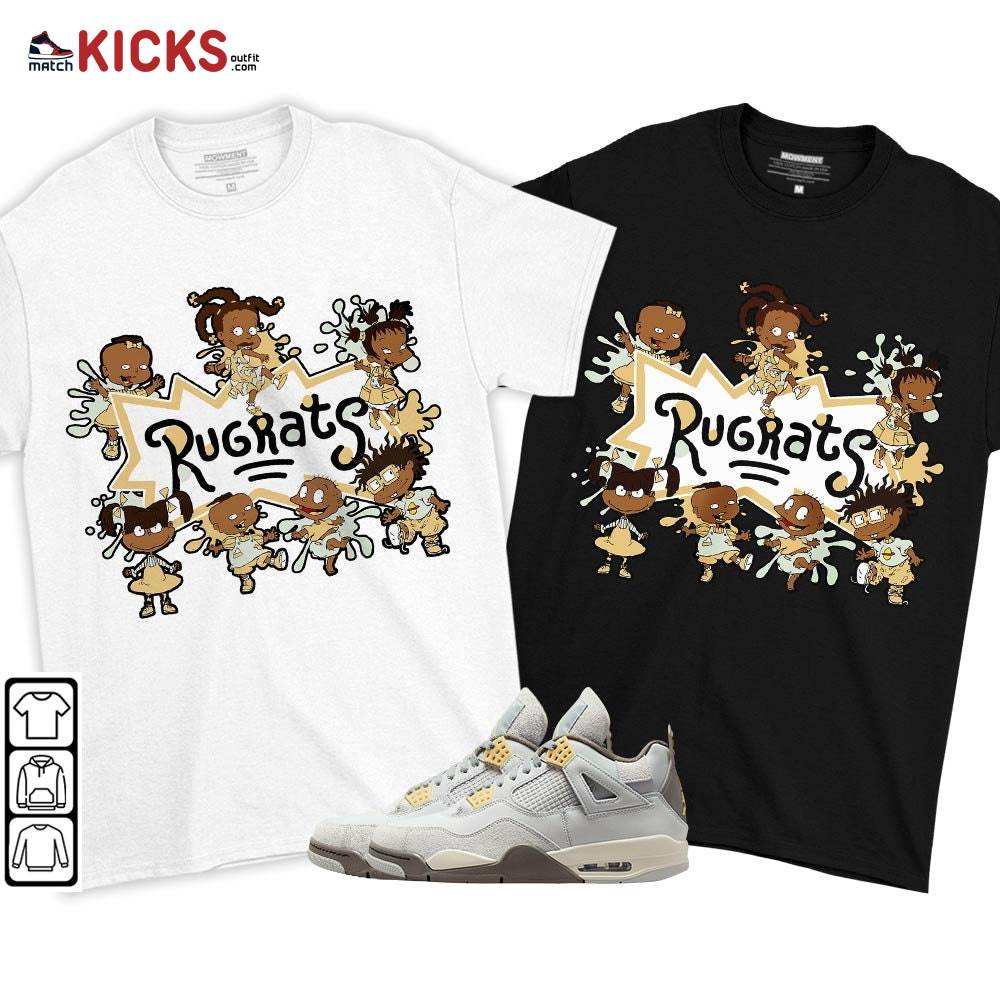 Funny Rugrats 90s Kids Sneaker Shirt Match Retro Craft 4s, Jordan 4 Craft Photon Dust MKO T-Shirt