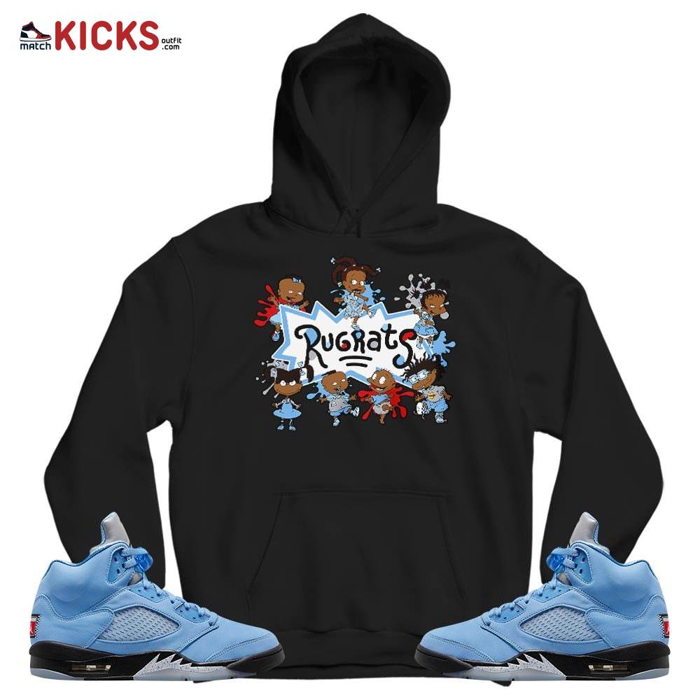 Funny Rugrats 90s Kids Sneaker Shirt Match Retro University Blue 5s, Jordan 5 University Blue MKO T-Shirt Funny Rugrats 90s Kids Sneaker Shirt Match Retro University Blue 5s, Jordan 5 University Blue MKO T-Shirt