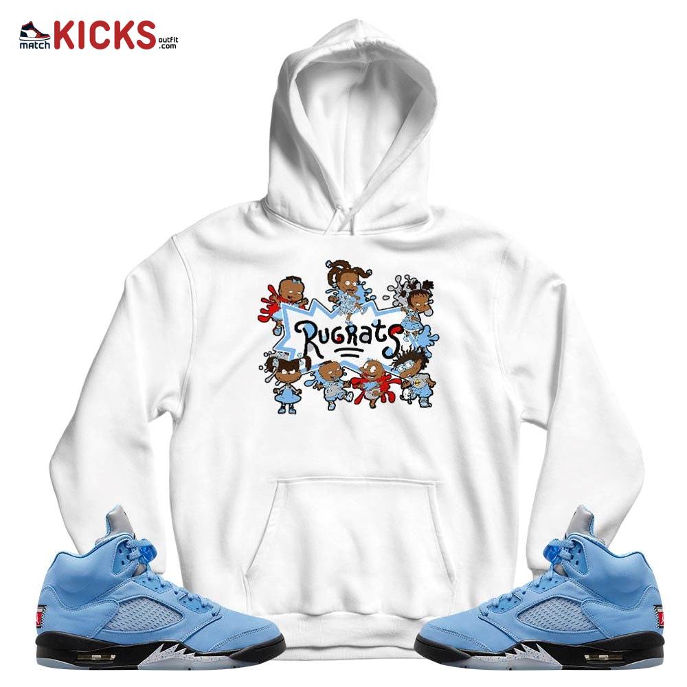 Funny Rugrats 90s Kids Sneaker Shirt Match Retro University Blue 5s, Jordan 5 University Blue MKO T-Shirt Funny Rugrats 90s Kids Sneaker Shirt Match Retro University Blue 5s, Jordan 5 University Blue MKO T-Shirt