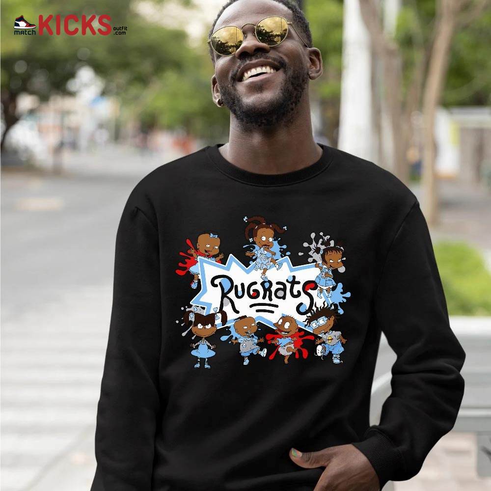 Funny Rugrats 90s Kids Sneaker Shirt Match Retro University Blue 5s, Jordan 5 University Blue MKO T-Shirt Funny Rugrats 90s Kids Sneaker Shirt Match Retro University Blue 5s, Jordan 5 University Blue MKO T-Shirt