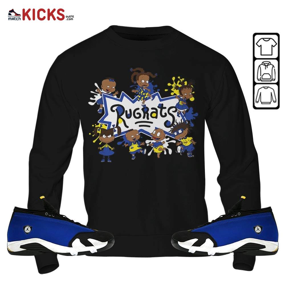 Funny Rugrats 90s Sneaker Shirt Match 2023 Blue Laney 14s, Jordan 14 Laney MKO Sweatshirt Funny Rugrats 90s Sneaker Shirt Match 2023 Blue Laney 14s, Jordan 14 Laney MKO Sweatshirt