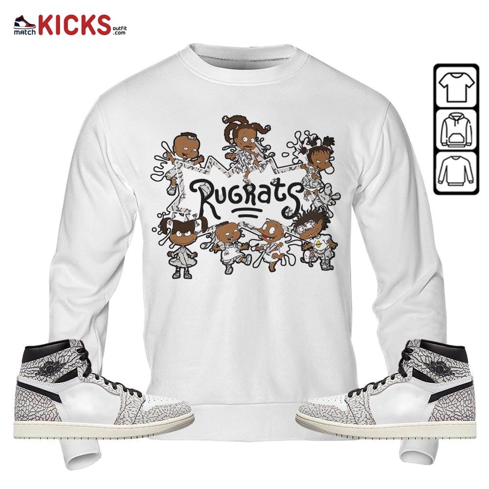 Funny Rugrats 90s Sneaker Shirt Match OG Elephant 1s, Jordan 1 White Cement MKO Hoodie Funny Rugrats 90s Sneaker Shirt Match OG Elephant 1s, Jordan 1 White Cement MKO Hoodie