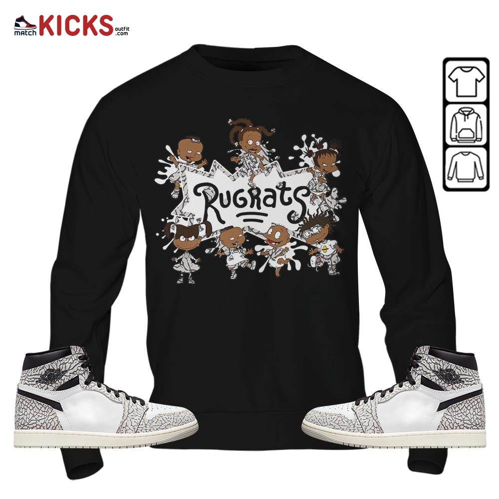 Funny Rugrats 90s Sneaker Shirt Match OG Elephant 1s, Jordan 1 White Cement MKO Hoodie Funny Rugrats 90s Sneaker Shirt Match OG Elephant 1s, Jordan 1 White Cement MKO Hoodie