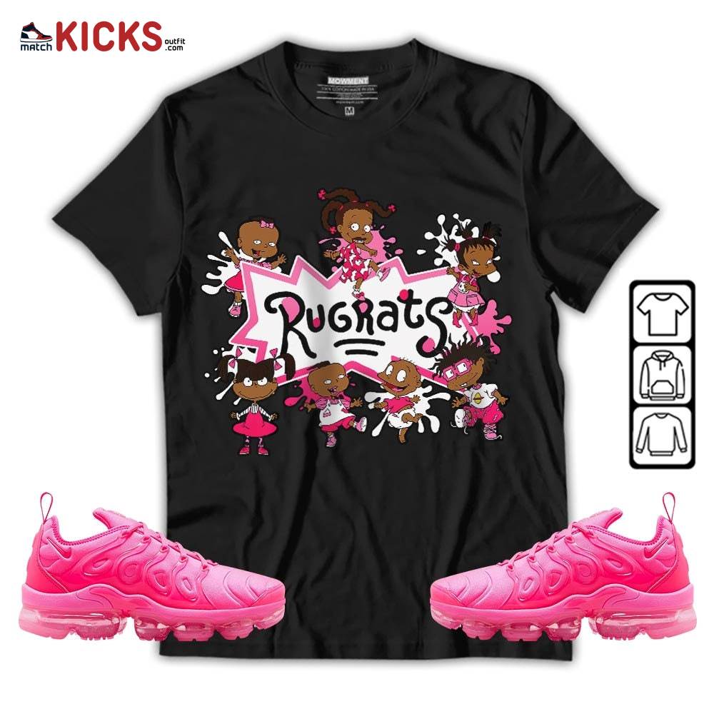 Funny Rugrats 90s Sneaker Shirt Match Plus Triple Pink, Air VaporMax Plus Triple Pink MKO T-Shirt