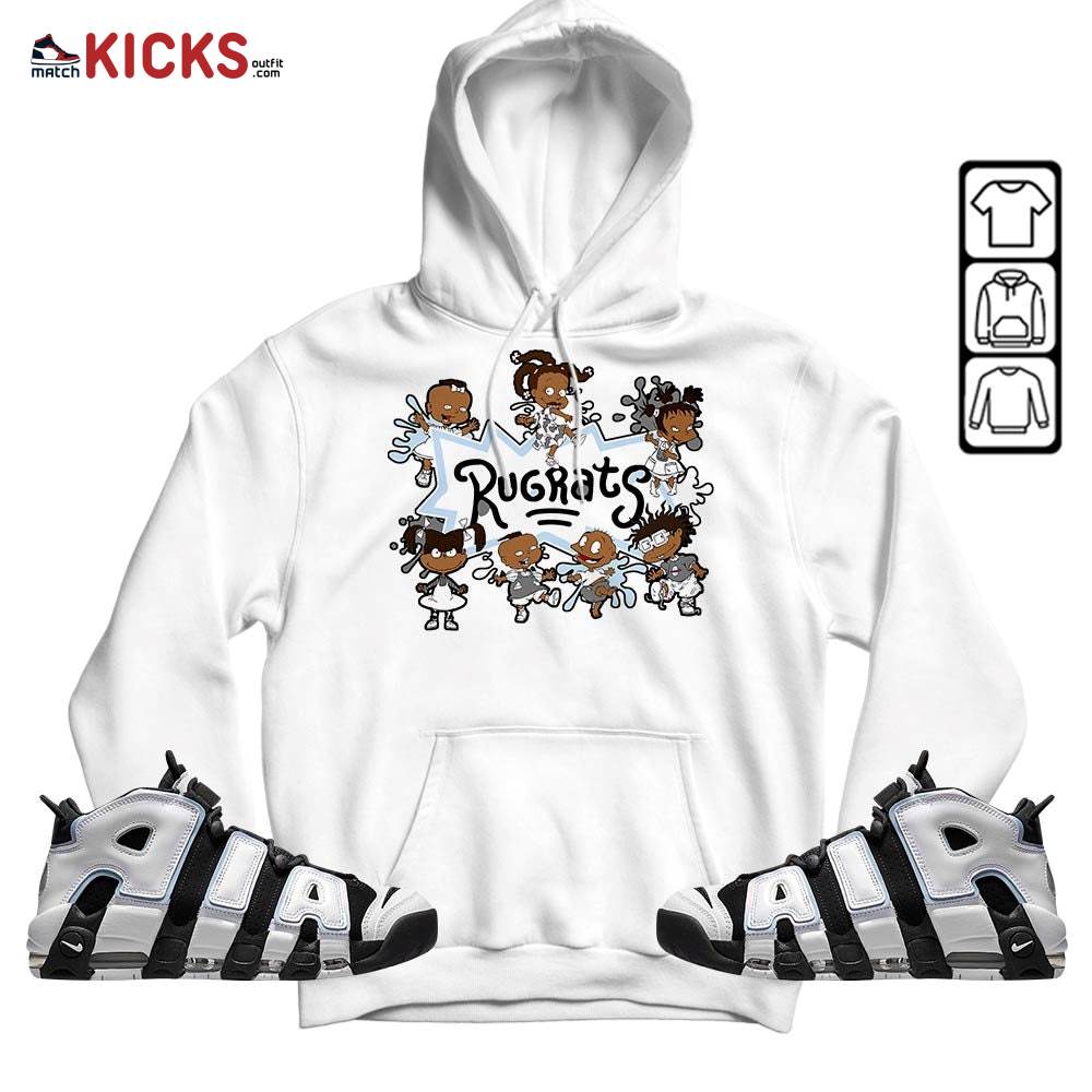 Funny Rugrats 90s Sneaker Shirt Match Uptempo Cobalt Bliss, Air More Uptempo Cobalt Bliss MKO Hoodie