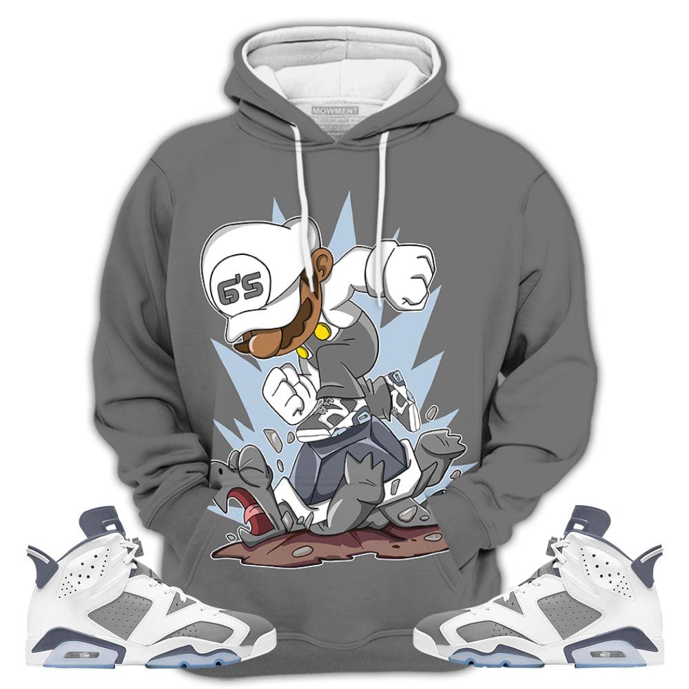 Game Crazy 05 Sneaker Shirt Match Retro Cool Grey 6S, Jordan 6 Cool Grey Hoodie Sweatshirt Tee All Over Print MKO Shirt