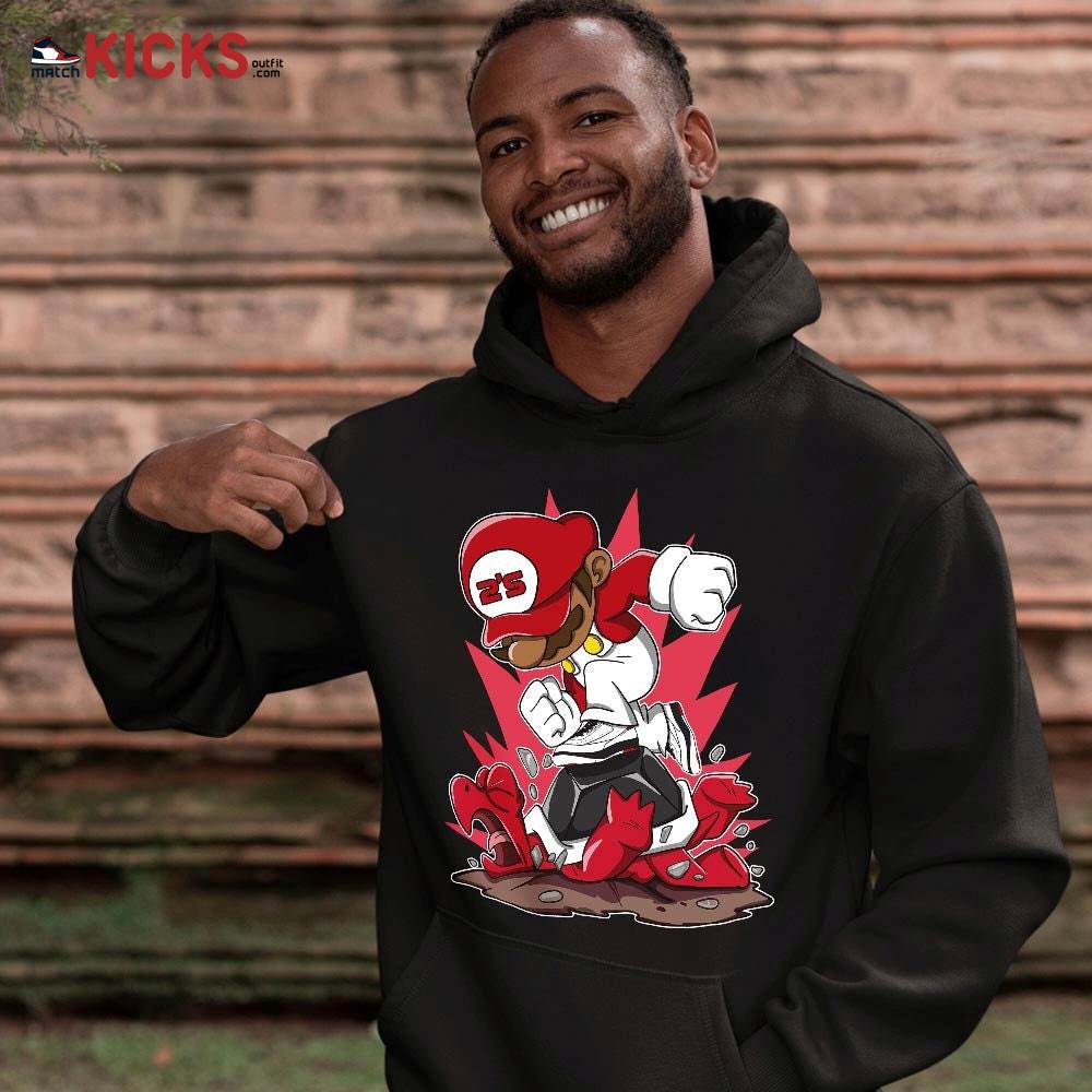 Game Crazy Sneaker Shirt Match 2 Chicago Varsity Red, Jordan Retro 2 Chicago MKO T-Shirt Game Crazy Sneaker Shirt Match 2 Chicago Varsity Red, Jordan Retro 2 Chicago MKO T-Shirt