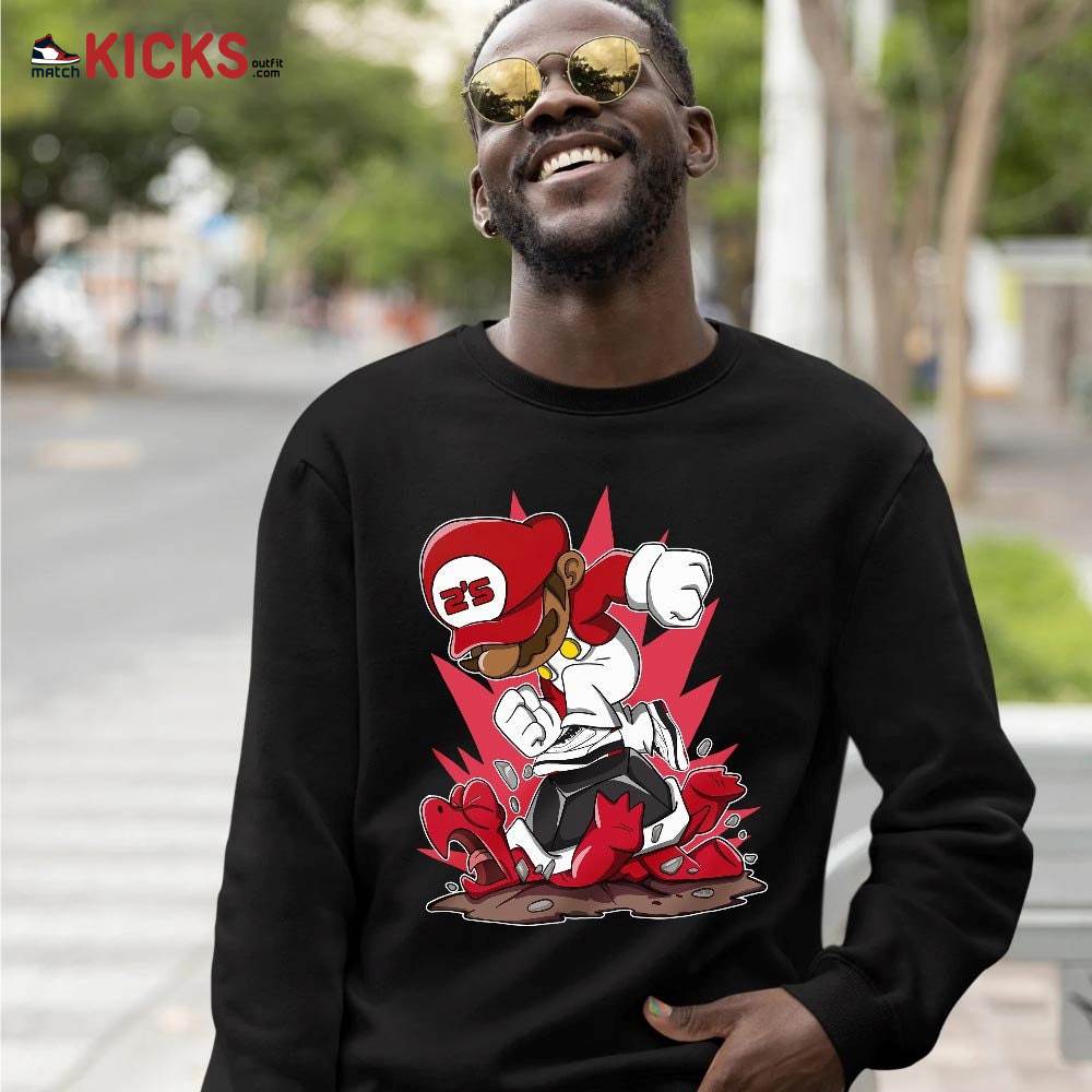 Game Crazy Sneaker Shirt Match 2 Chicago Varsity Red, Jordan Retro 2 Chicago MKO T-Shirt Game Crazy Sneaker Shirt Match 2 Chicago Varsity Red, Jordan Retro 2 Chicago MKO T-Shirt