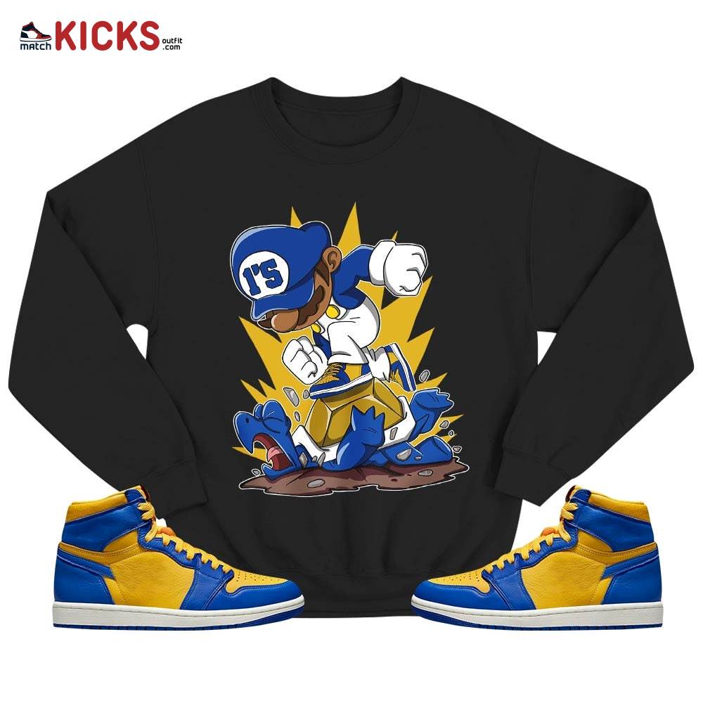Game Crazy Sneaker Shirt Match 2023 Laney 1s, Jordan 1 Retro High Laney MKO T-Shirt Game Crazy Sneaker Shirt Match 2023 Laney 1s, Jordan 1 Retro High Laney MKO T-Shirt