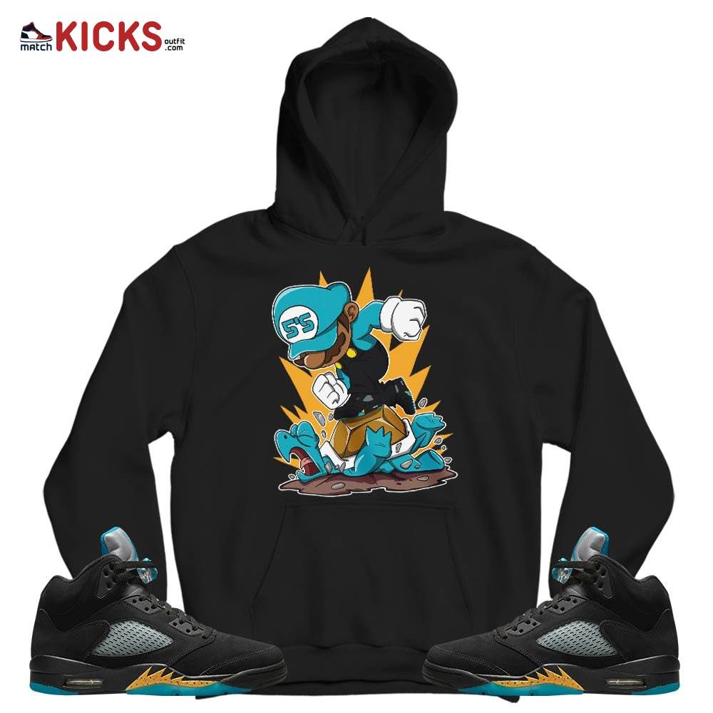 Game Crazy Sneaker Shirt Match 2023 Retro Aqua 5s, Jordan 5 Aqua MKO T-Shirt Game Crazy Sneaker Shirt Match 2023 Retro Aqua 5s, Jordan 5 Aqua MKO T-Shirt