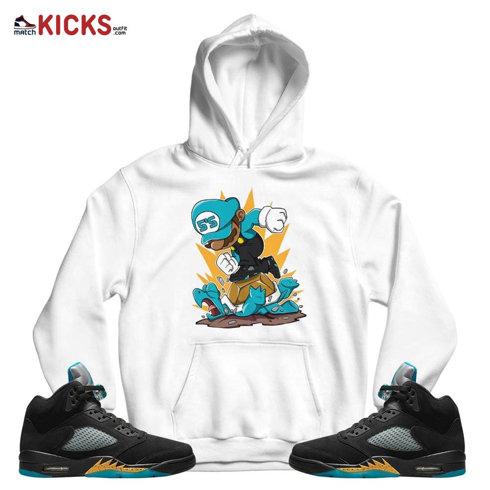 Game Crazy Sneaker Shirt Match 2023 Retro Aqua 5s, Jordan 5 Aqua MKO T-Shirt Game Crazy Sneaker Shirt Match 2023 Retro Aqua 5s, Jordan 5 Aqua MKO T-Shirt