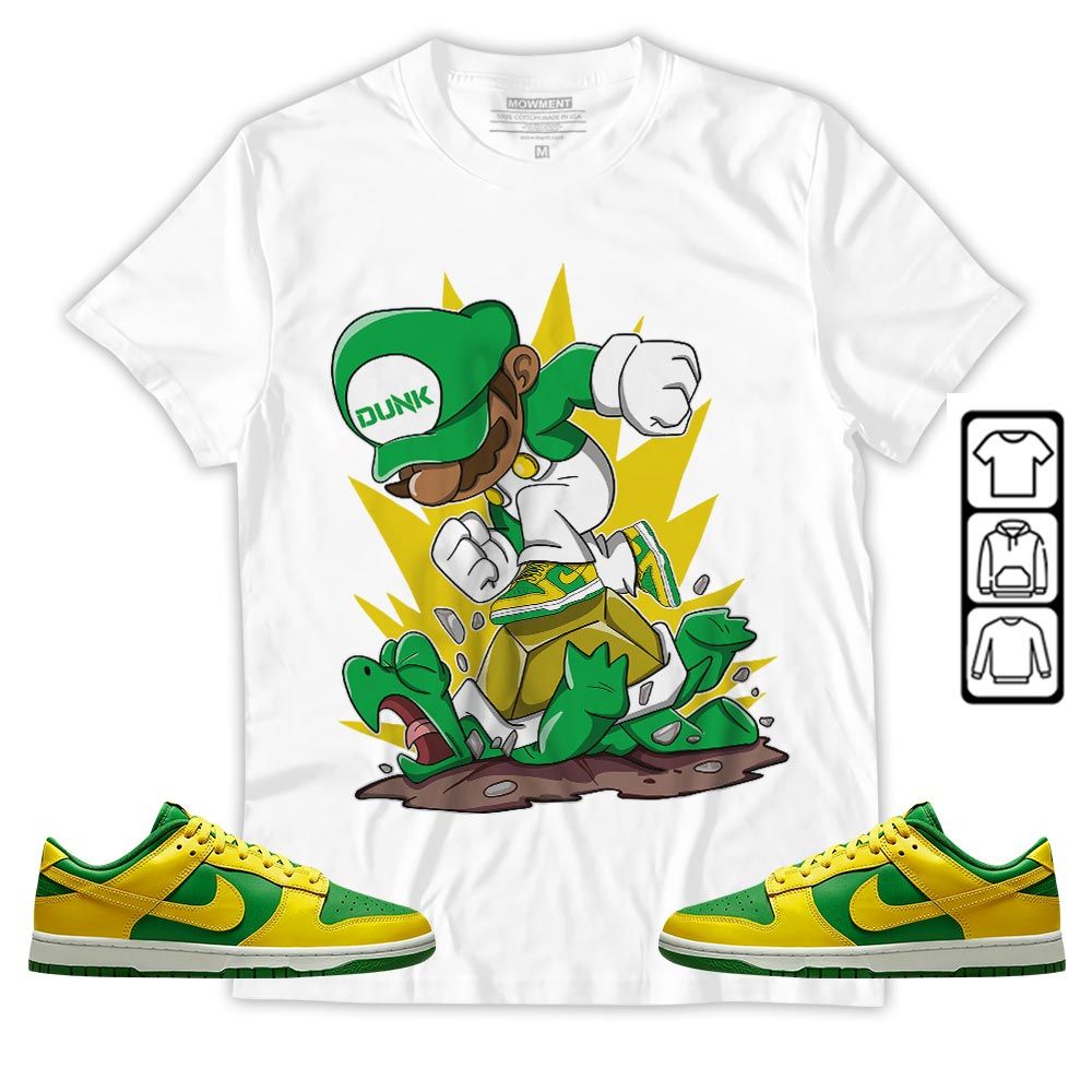 Game Crazy Sneaker Shirt Match 2023 Reverse Brazil, Dunk Low Reverse Brazil MKO T-Shirt