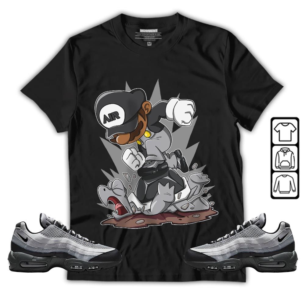 Game Crazy Sneaker Shirt Match 95 Reflective Safari Grey, Air Max 95 Reflective Safari MKO T-Shirt Game Crazy Sneaker Shirt Match 95 Reflective Safari Grey, Air Max 95 Reflective Safari MKO T-Shirt