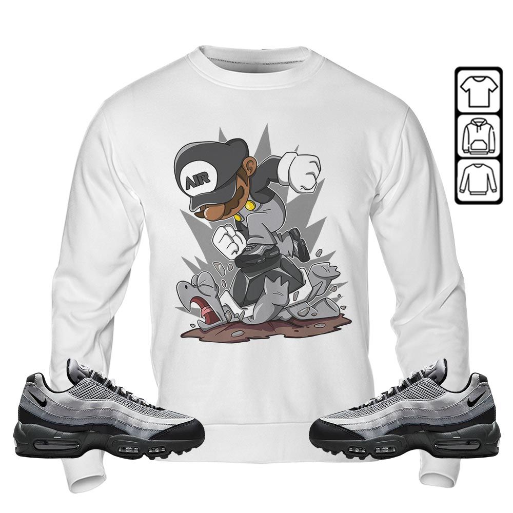 Game Crazy Sneaker Shirt Match 95 Reflective Safari Grey, Air Max 95 Reflective Safari MKO T-Shirt Game Crazy Sneaker Shirt Match 95 Reflective Safari Grey, Air Max 95 Reflective Safari MKO T-Shirt