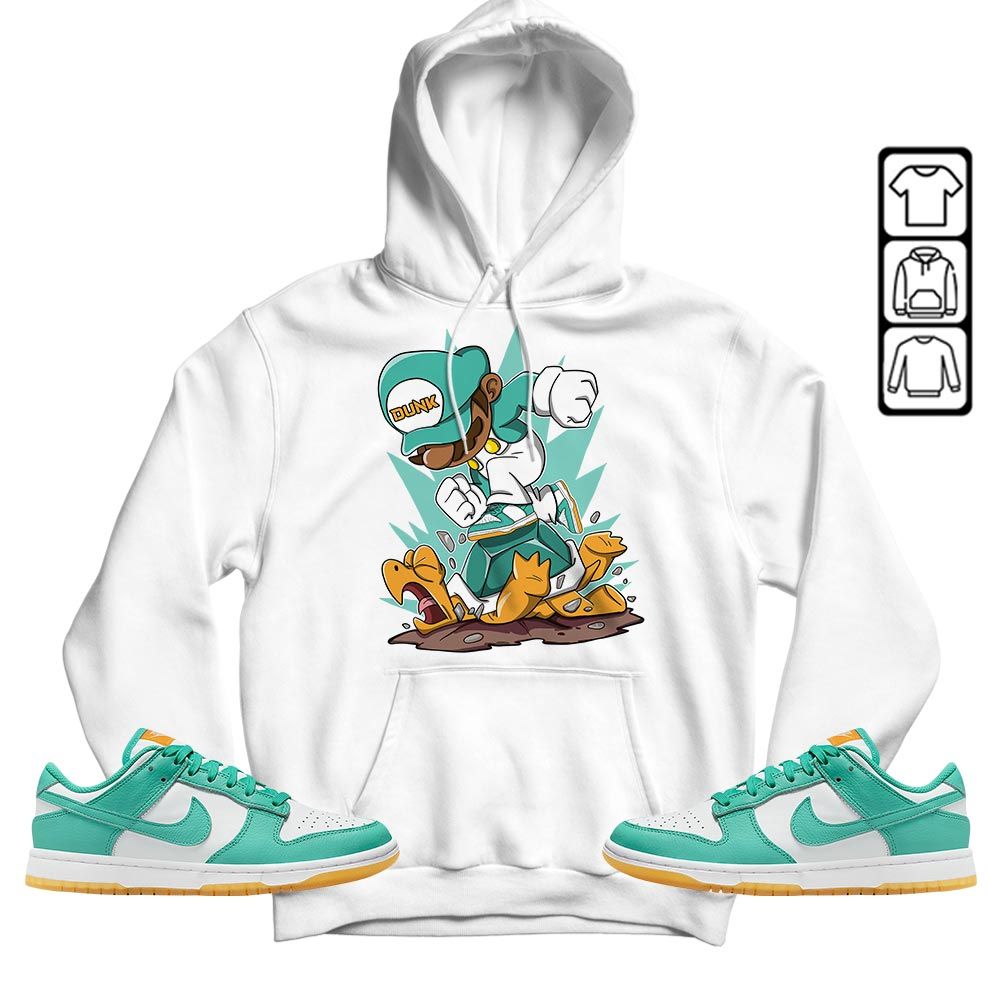 Game Crazy Sneaker Shirt Match Dunk Low Turquoise, Dunk Low Teal Zeal MKO T-Shirt