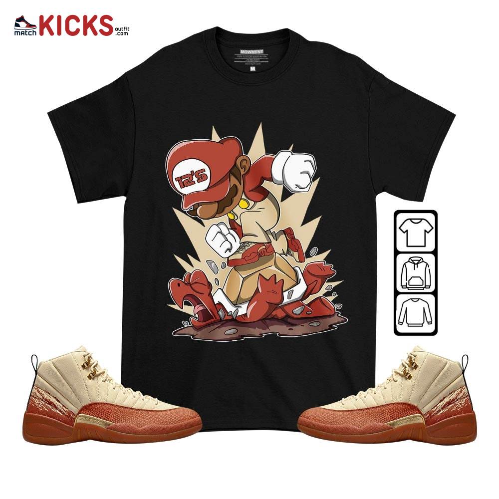 Game Crazy Sneaker Shirt Match Eastside Golf 12s, Jordan 12 Retro Eastside Golf MKO T-Shirt