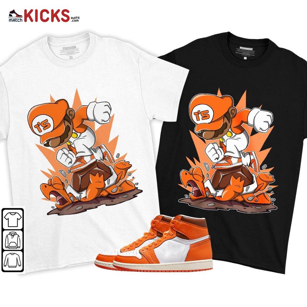 Game Crazy Sneaker Shirt Match High OG Starfish 1s, Jordan 1 Retro High OG Starfish MKO T-Shirt Game Crazy Sneaker Shirt Match High OG Starfish 1s, Jordan 1 Retro High OG Starfish MKO T-Shirt