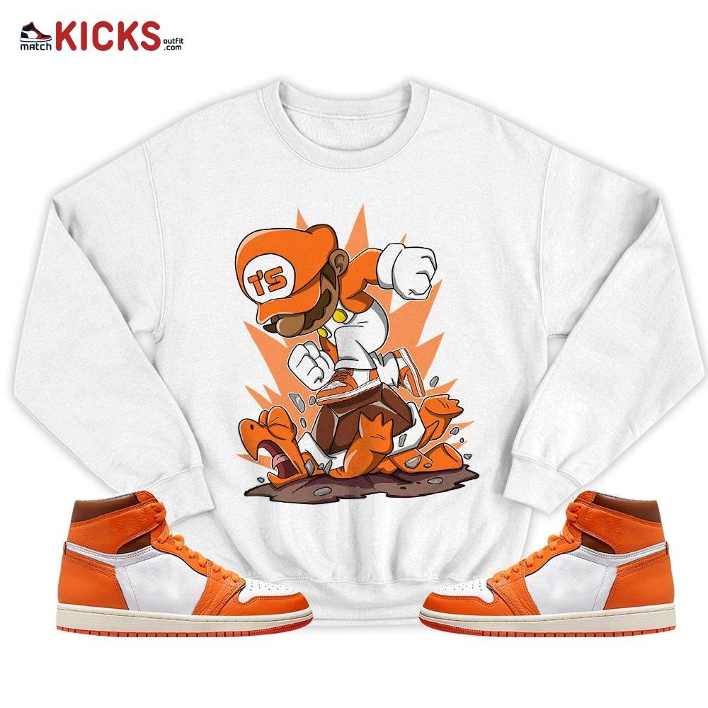 Game Crazy Sneaker Shirt Match High OG Starfish 1s, Jordan 1 Retro High OG Starfish MKO T-Shirt Game Crazy Sneaker Shirt Match High OG Starfish 1s, Jordan 1 Retro High OG Starfish MKO T-Shirt