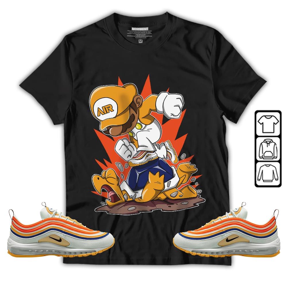 Game Crazy Sneaker Shirt Match Max 97 Frank Rudy, Air Max 97 SE Air Pressure MKO T-Shirt Game Crazy Sneaker Shirt Match Max 97 Frank Rudy, Air Max 97 SE Air Pressure MKO T-Shirt