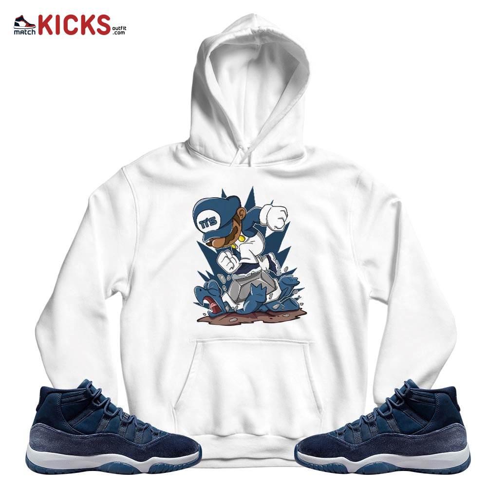 Game Crazy Sneaker Shirt Match Midnight Navy 11s, Jordan 11 Retro Midnight Navy MKO T-Shirt Game Crazy Sneaker Shirt Match Midnight Navy 11s, Jordan 11 Retro Midnight Navy MKO T-Shirt