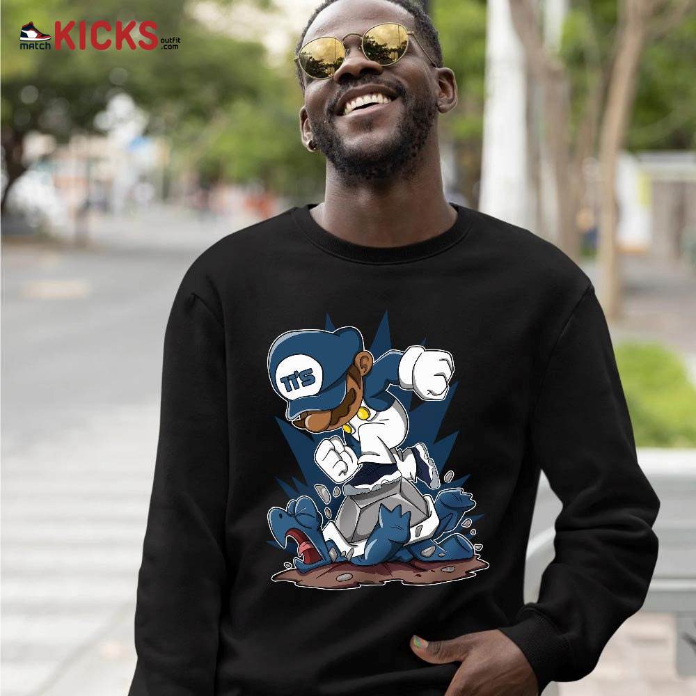 Game Crazy Sneaker Shirt Match Midnight Navy 11s, Jordan 11 Retro Midnight Navy MKO T-Shirt Game Crazy Sneaker Shirt Match Midnight Navy 11s, Jordan 11 Retro Midnight Navy MKO T-Shirt