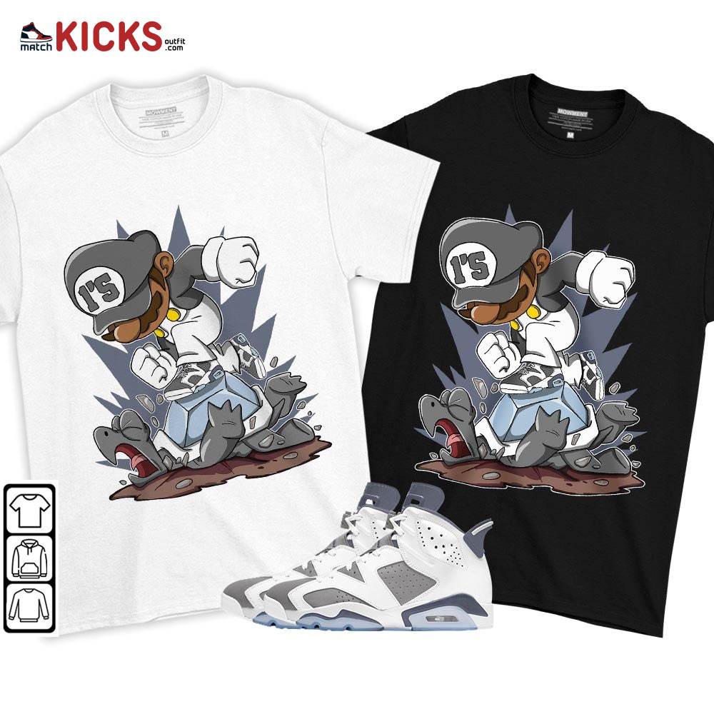 Game Crazy Sneaker Shirt Match Retro Cool Grey 6s, Jordan 6 Cool Grey MKO T-Shirt Game Crazy Sneaker Shirt Match Retro Cool Grey 6s, Jordan 6 Cool Grey MKO T-Shirt
