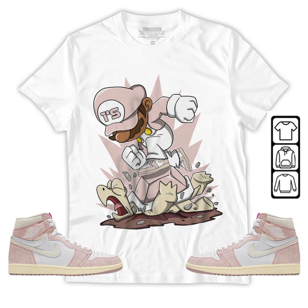 Game Crazy Sneaker Shirt Match Retro Washed Pink 1s, Jordan 1 High OG Washed Pink MKO T-Shirt Game Crazy Sneaker Shirt Match Retro Washed Pink 1s, Jordan 1 High OG Washed Pink MKO T-Shirt