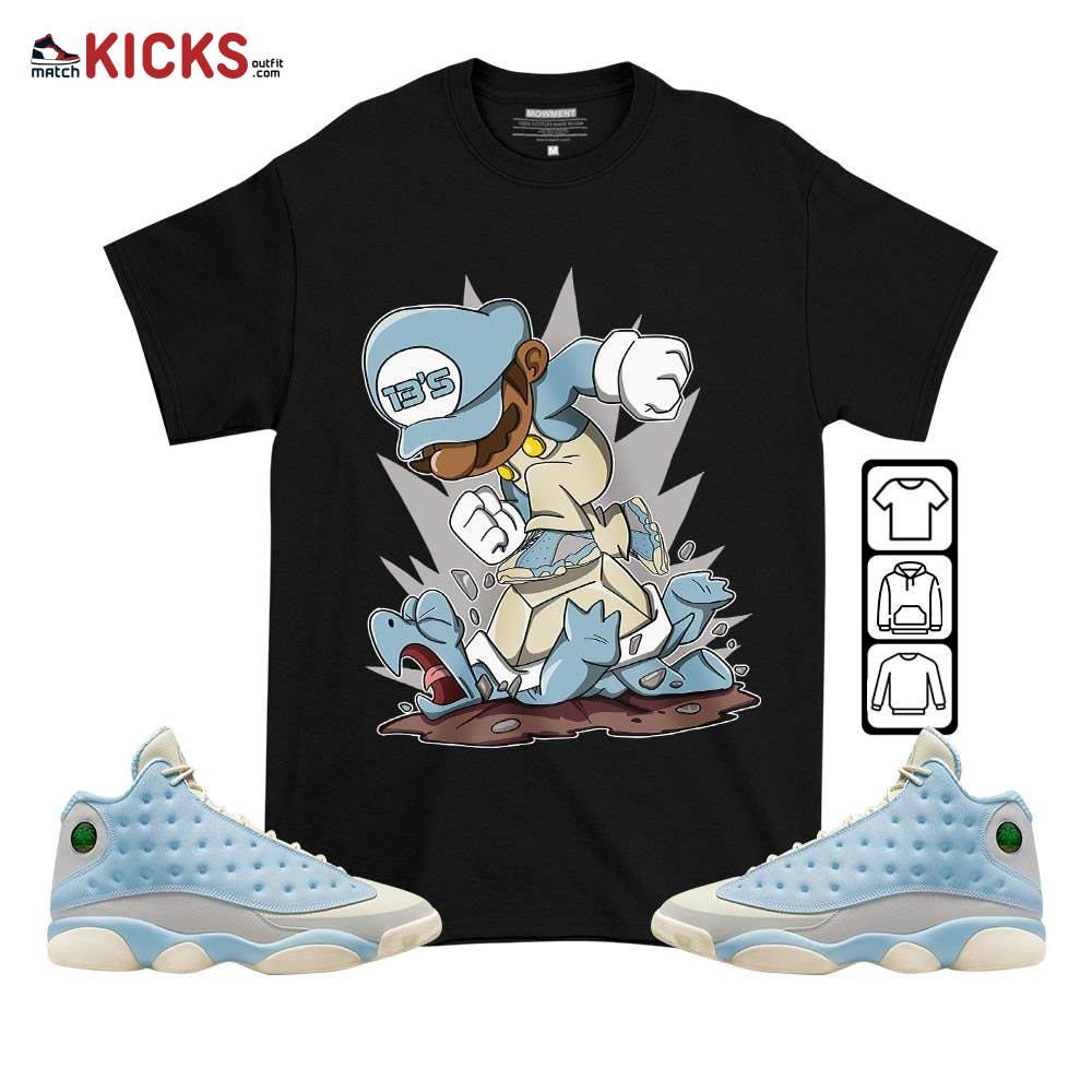 Game Crazy Sneaker Shirt Match SoleFly 13s, Jordan 13 Retro SoleFly MKO T-Shirt