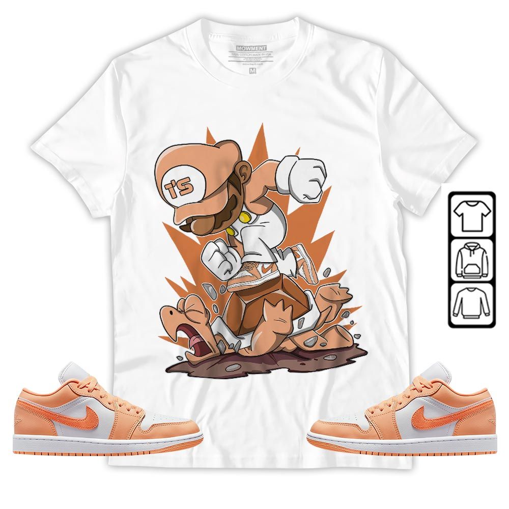 Game Crazy Sneaker Shirt Match Sunset Haze 1s, Jordan 1 Low Sunset Haze MKO T-Shirt Game Crazy Sneaker Shirt Match Sunset Haze 1s, Jordan 1 Low Sunset Haze MKO T-Shirt