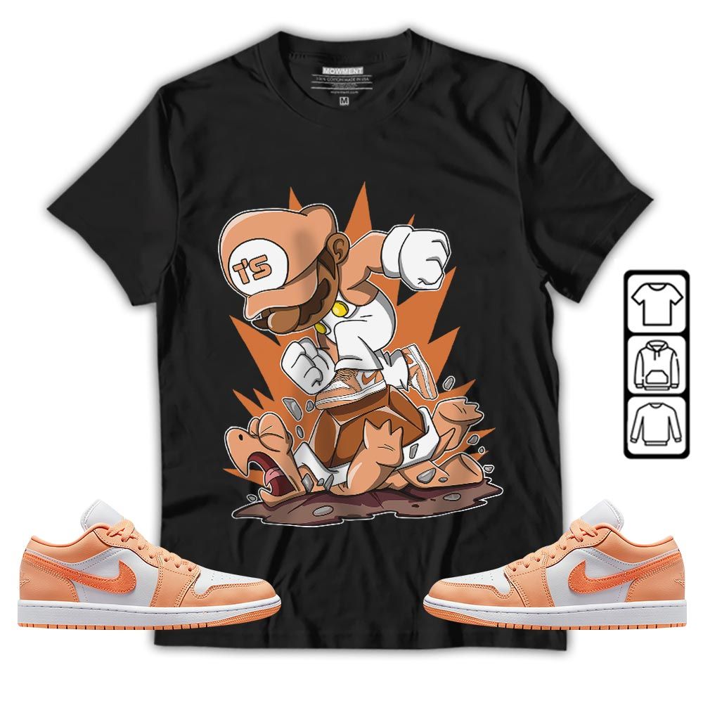 Game Crazy Sneaker Shirt Match Sunset Haze 1s, Jordan 1 Low Sunset Haze MKO T-Shirt Game Crazy Sneaker Shirt Match Sunset Haze 1s, Jordan 1 Low Sunset Haze MKO T-Shirt
