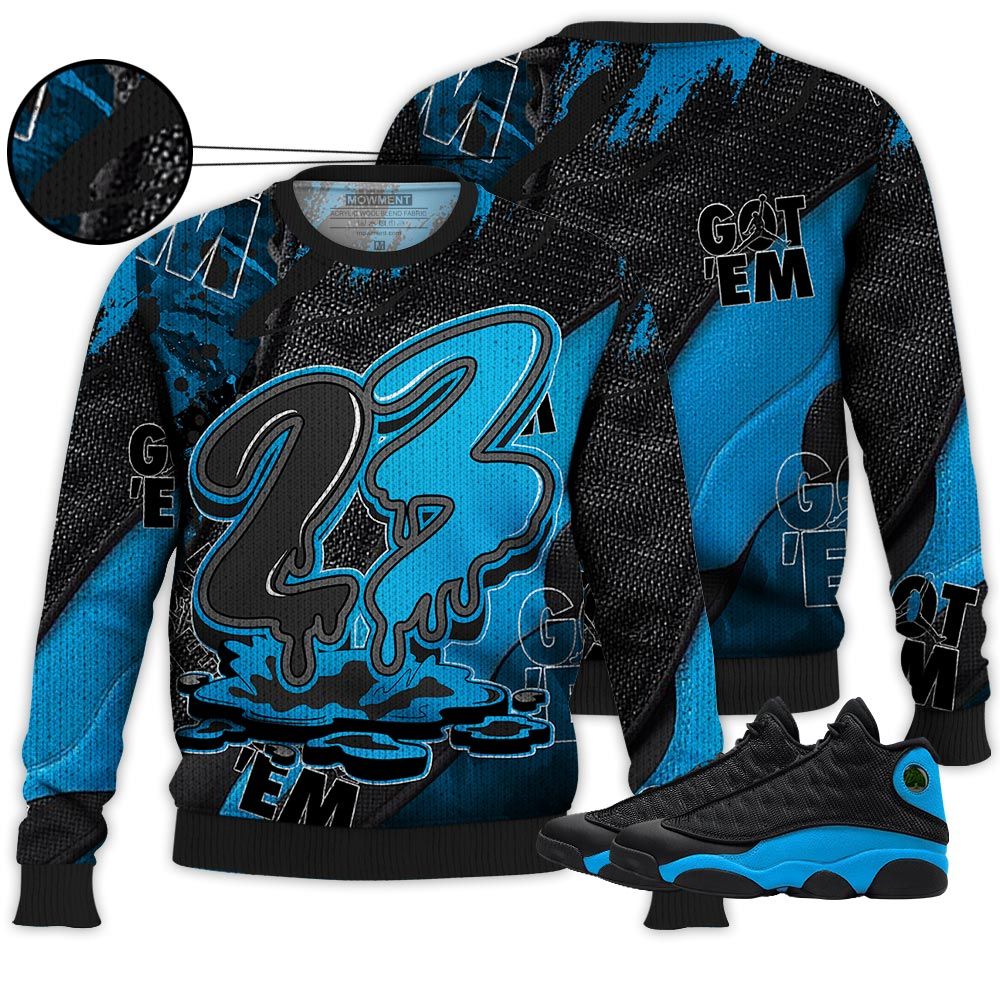Gift 23 Drip Sneaker Shirt Match Black University Blue 13S, Jordan 13 Black University Blue 2022 Hoodie Sweatshirt Tee All Over Print MKO Shirt Gift 23 Drip Sneaker Shirt Match Black University Blue 13S, Jordan 13 Black University Blue 2022 Hoodie Sweatshirt Tee All Over Print MKO Shirt