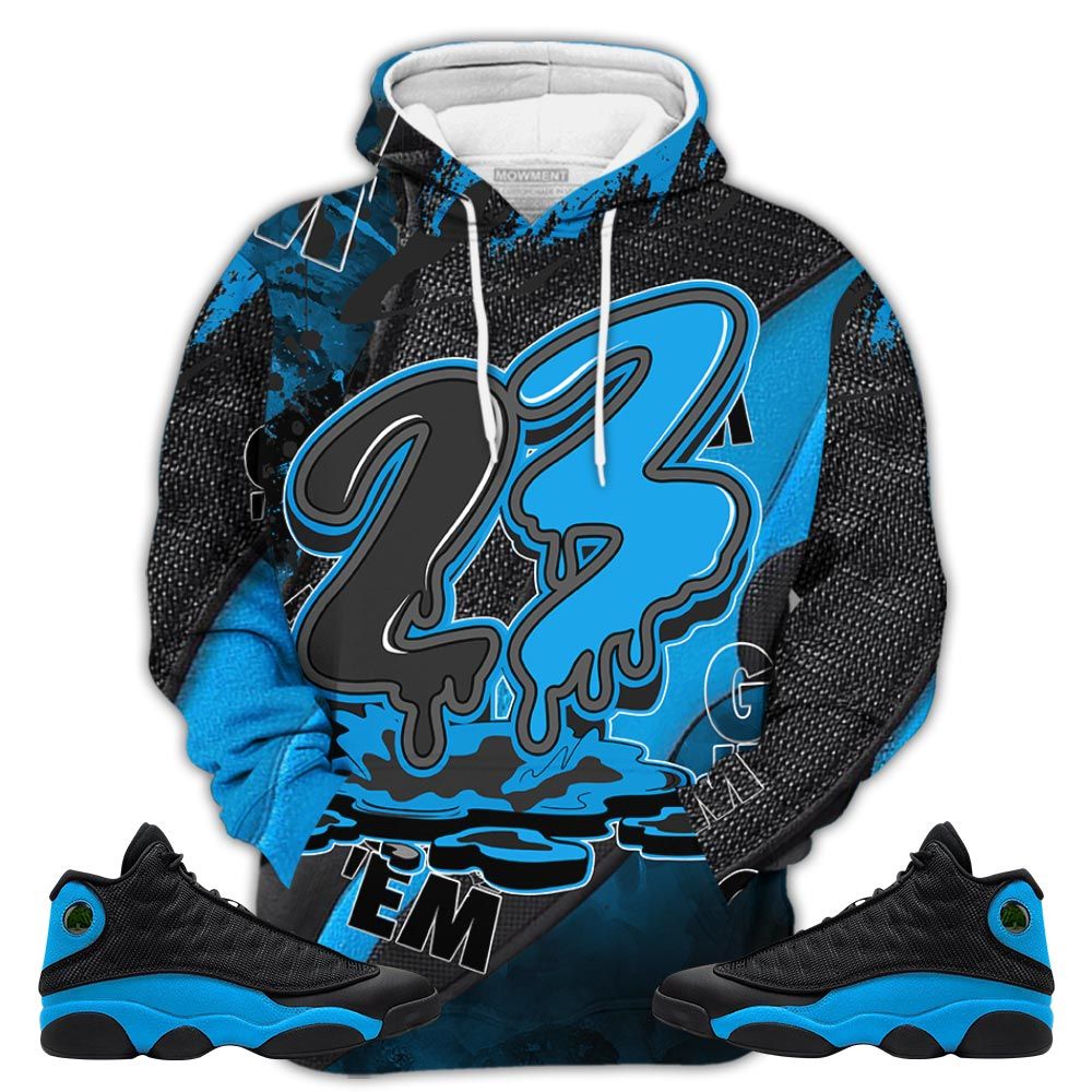 Gift 23 Drip Sneaker Shirt Match Black University Blue 13S, Jordan 13 Black University Blue 2022 Hoodie Sweatshirt Tee All Over Print MKO Shirt Gift 23 Drip Sneaker Shirt Match Black University Blue 13S, Jordan 13 Black University Blue 2022 Hoodie Sweatshirt Tee All Over Print MKO Shirt