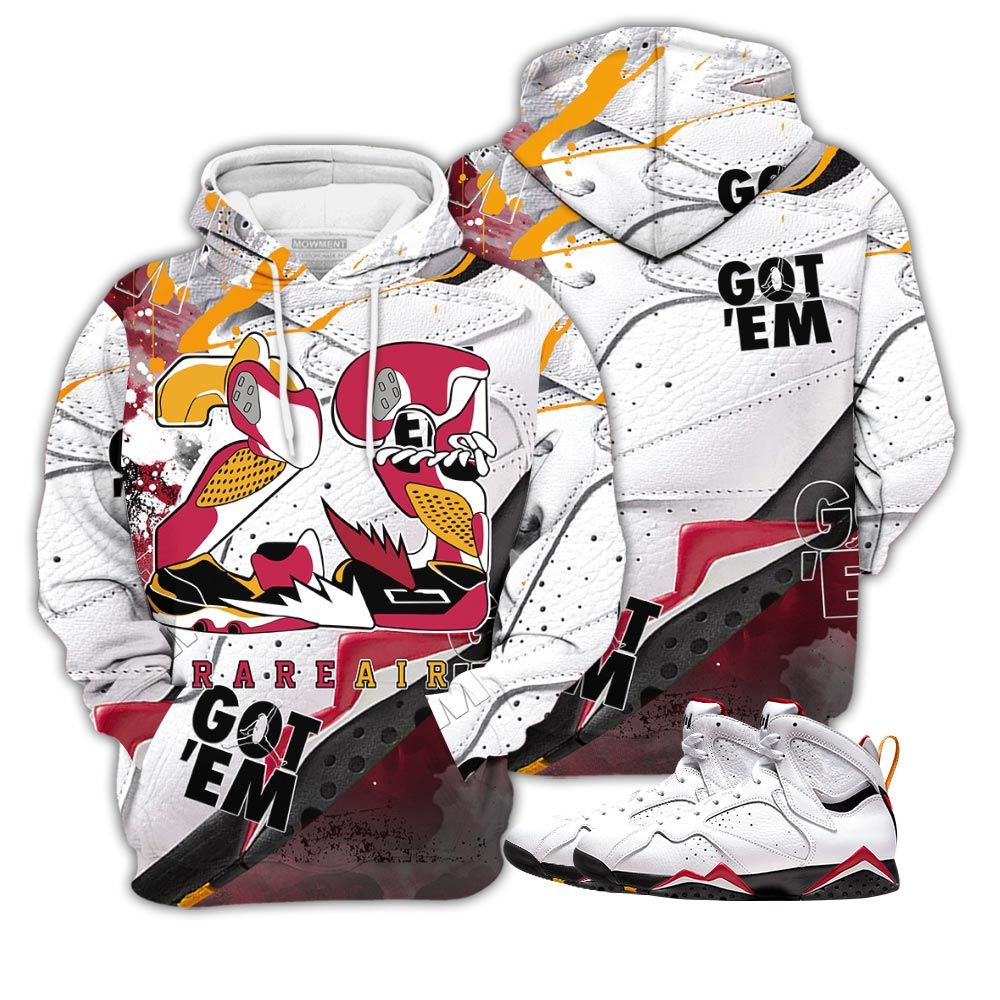 Gift 23 Rare Air Sneaker Shirt Match Og Cardinal 7S, Jordan 7 Retro Cardinal Hoodie Sweatshirt Tee All Over Print MKO Shirt Gift 23 Rare Air Sneaker Shirt Match Og Cardinal 7S, Jordan 7 Retro Cardinal Hoodie Sweatshirt Tee All Over Print MKO Shirt