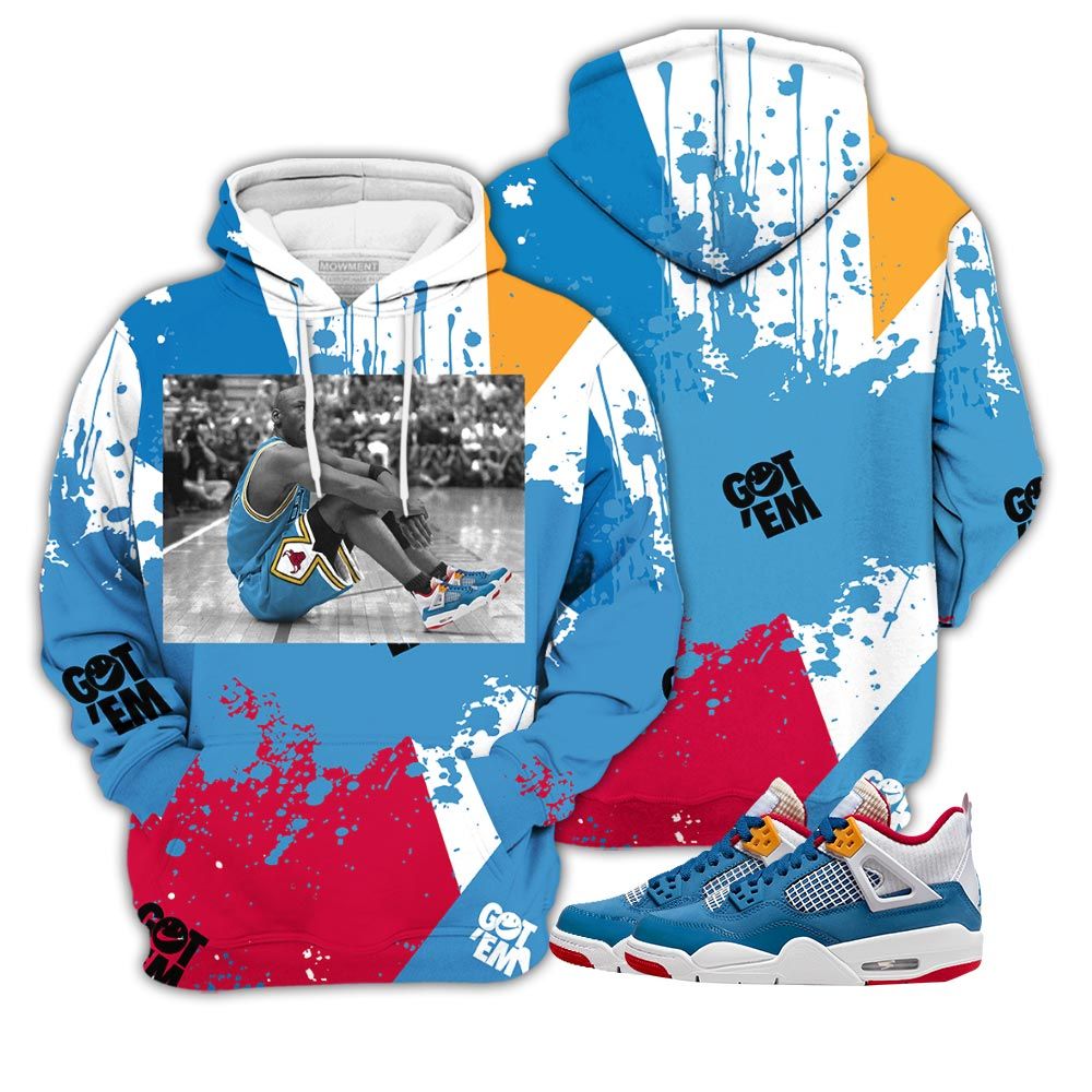 Gift Basketball Number 23 Sneaker Shirt Match Retro Messy Room 4S, Jordan 4 Gs Messy Room Hoodie Sweatshirt Tee All Over Print MKO Shirt