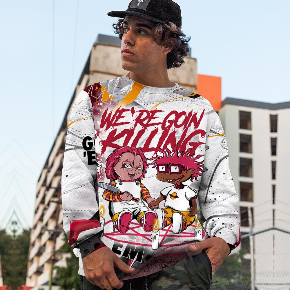 Gift Cartoon 90S Rugrats Horror Sneaker Shirt Match Og Cardinal 7S, Jordan 7 Retro Cardinal Hoodie Sweatshirt Tee All Over Print MKO Shirt Gift Cartoon 90S Rugrats Horror Sneaker Shirt Match Og Cardinal 7S, Jordan 7 Retro Cardinal Hoodie Sweatshirt Tee All Over Print MKO Shirt