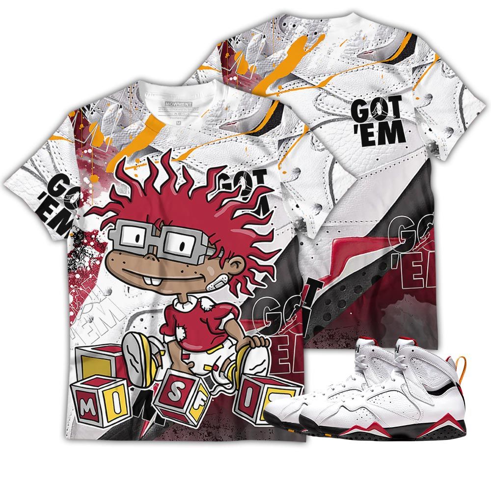Gift Chuckie Rugrats Misfit Sneaker Shirt Match Og Cardinal 7S, Jordan 7 Retro Cardinal Hoodie Sweatshirt Tee All Over Print MKO Shirt Gift Chuckie Rugrats Misfit Sneaker Shirt Match Og Cardinal 7S, Jordan 7 Retro Cardinal Hoodie Sweatshirt Tee All Over Print MKO Shirt