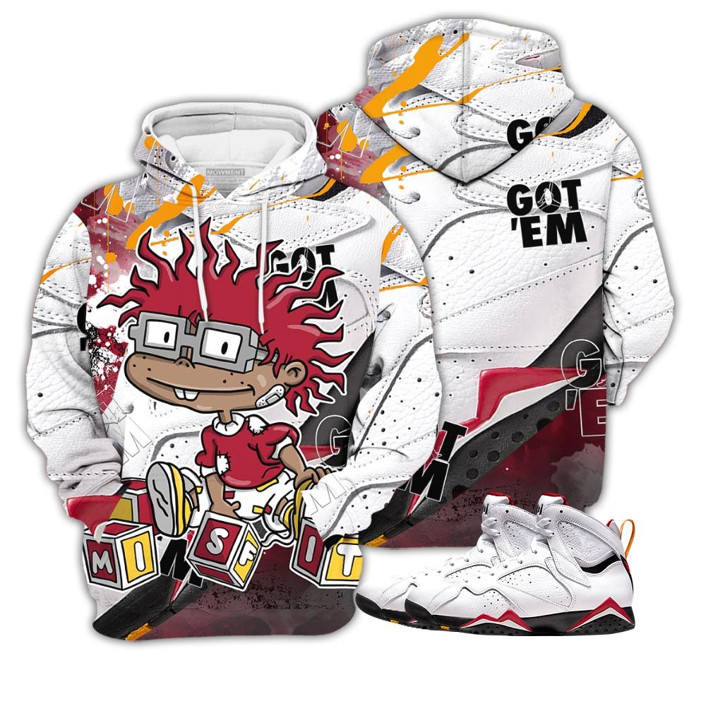 Gift Chuckie Rugrats Misfit Sneaker Shirt Match Og Cardinal 7S, Jordan 7 Retro Cardinal Hoodie Sweatshirt Tee All Over Print MKO Shirt Gift Chuckie Rugrats Misfit Sneaker Shirt Match Og Cardinal 7S, Jordan 7 Retro Cardinal Hoodie Sweatshirt Tee All Over Print MKO Shirt