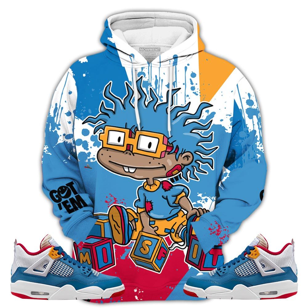 Gift Chuckie Rugrats Misfit Sneaker Shirt Match Retro Messy Room 4S, Jordan 4 Gs Messy Room Hoodie Sweatshirt Tee All Over Print MKO Shirt