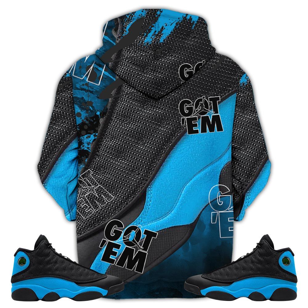 Gift Goat Number 23 Sneaker Shirt Match Black University Blue 13S, Jordan 13 Black University Blue 2022 Hoodie Sweatshirt Tee All Over Print MKO Shirt Gift Goat Number 23 Sneaker Shirt Match Black University Blue 13S, Jordan 13 Black University Blue 2022 Hoodie Sweatshirt Tee All Over Print MKO Shirt