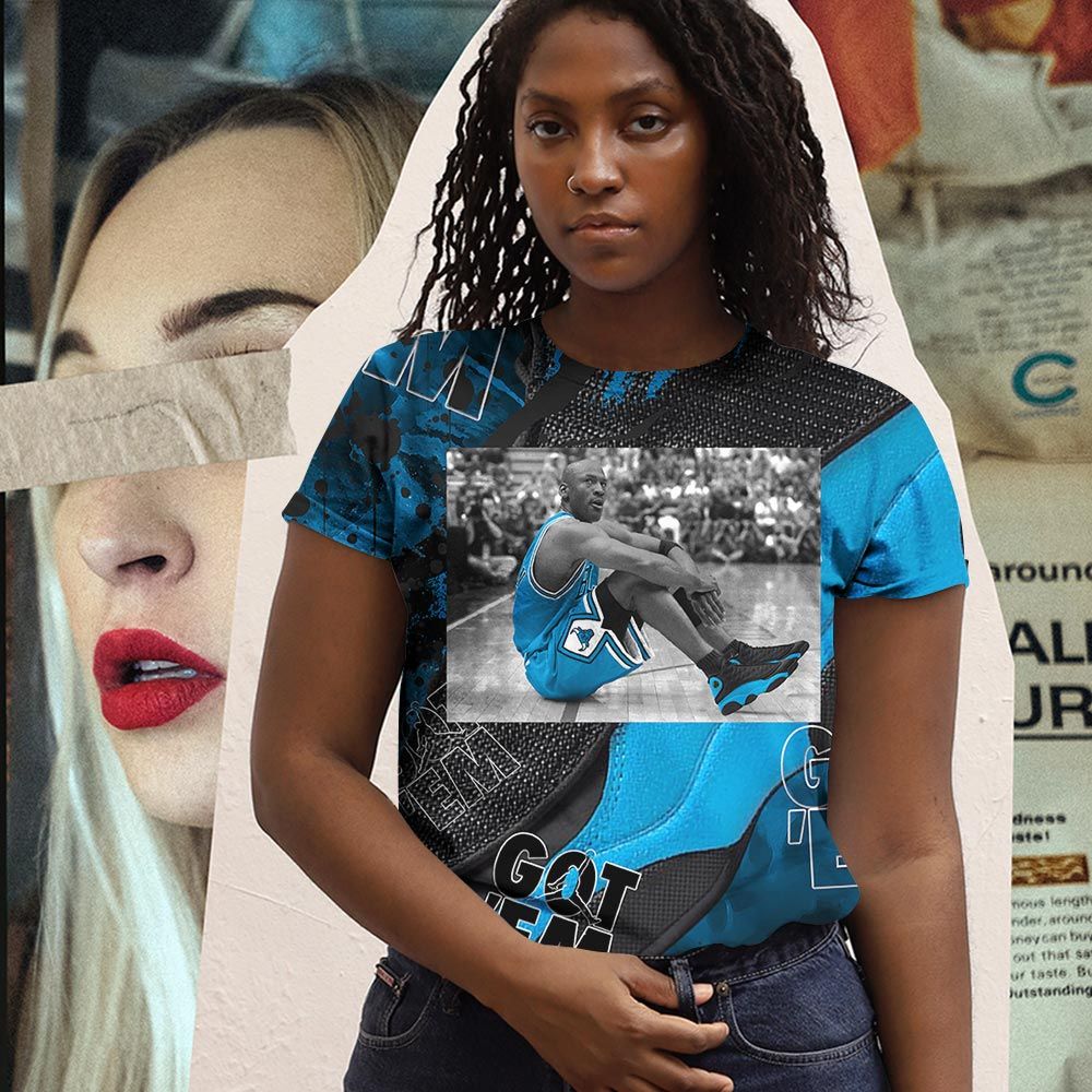 Gift Goat Number 23 Sneaker Shirt Match Black University Blue 13S, Jordan 13 Black University Blue 2022 Hoodie Sweatshirt Tee All Over Print MKO Shirt Gift Goat Number 23 Sneaker Shirt Match Black University Blue 13S, Jordan 13 Black University Blue 2022 Hoodie Sweatshirt Tee All Over Print MKO Shirt