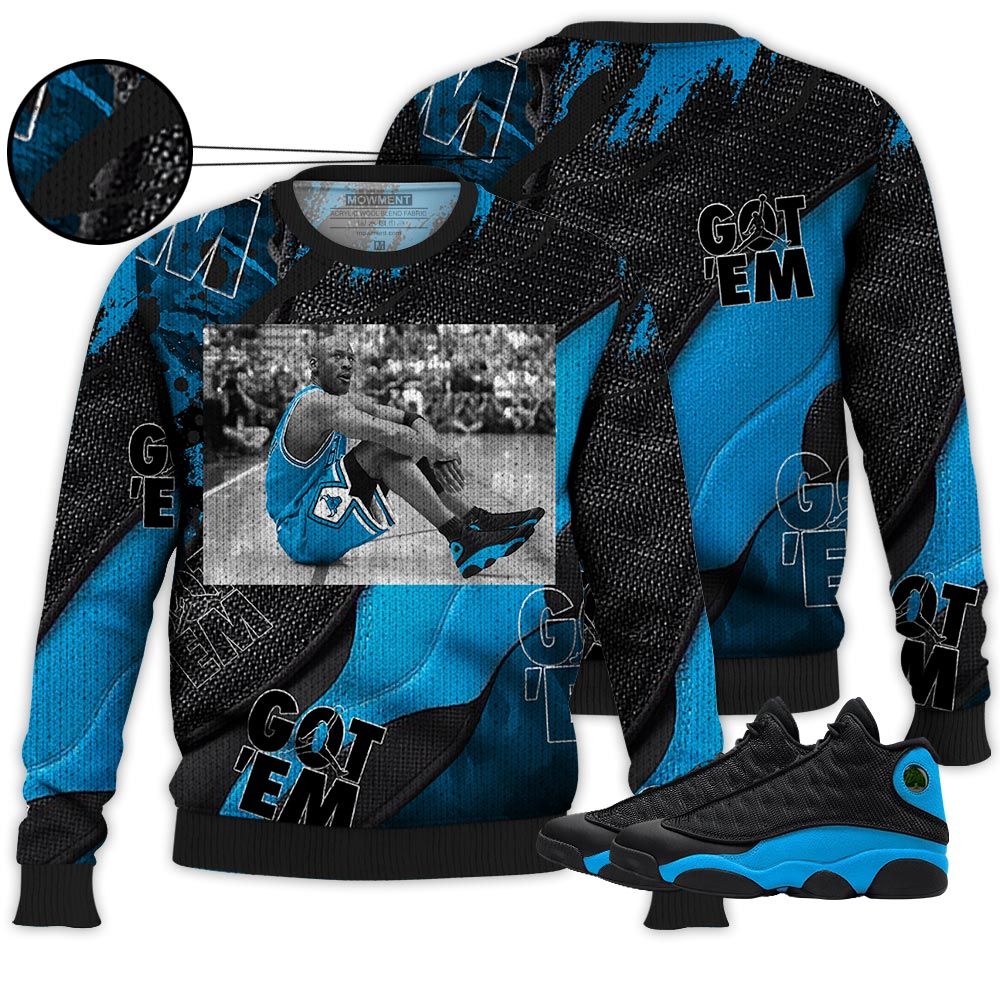 Gift Goat Number 23 Sneaker Shirt Match Black University Blue 13S, Jordan 13 Black University Blue 2022 Hoodie Sweatshirt Tee All Over Print MKO Shirt Gift Goat Number 23 Sneaker Shirt Match Black University Blue 13S, Jordan 13 Black University Blue 2022 Hoodie Sweatshirt Tee All Over Print MKO Shirt