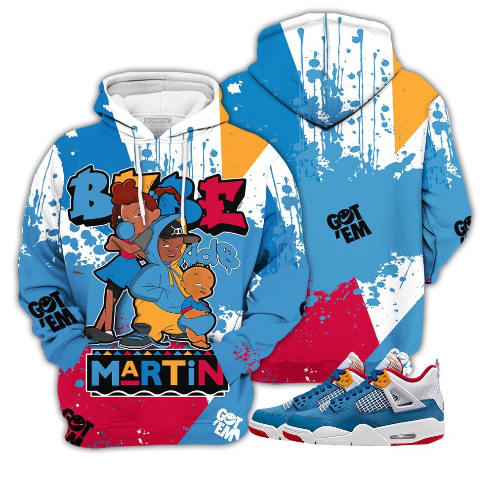 Gift Martin Babes Kids 90S Sneaker Shirt Match Retro Messy Room 4S, Jordan 4 Gs Messy Room Hoodie Sweatshirt Tee All Over Print MKO Shirt