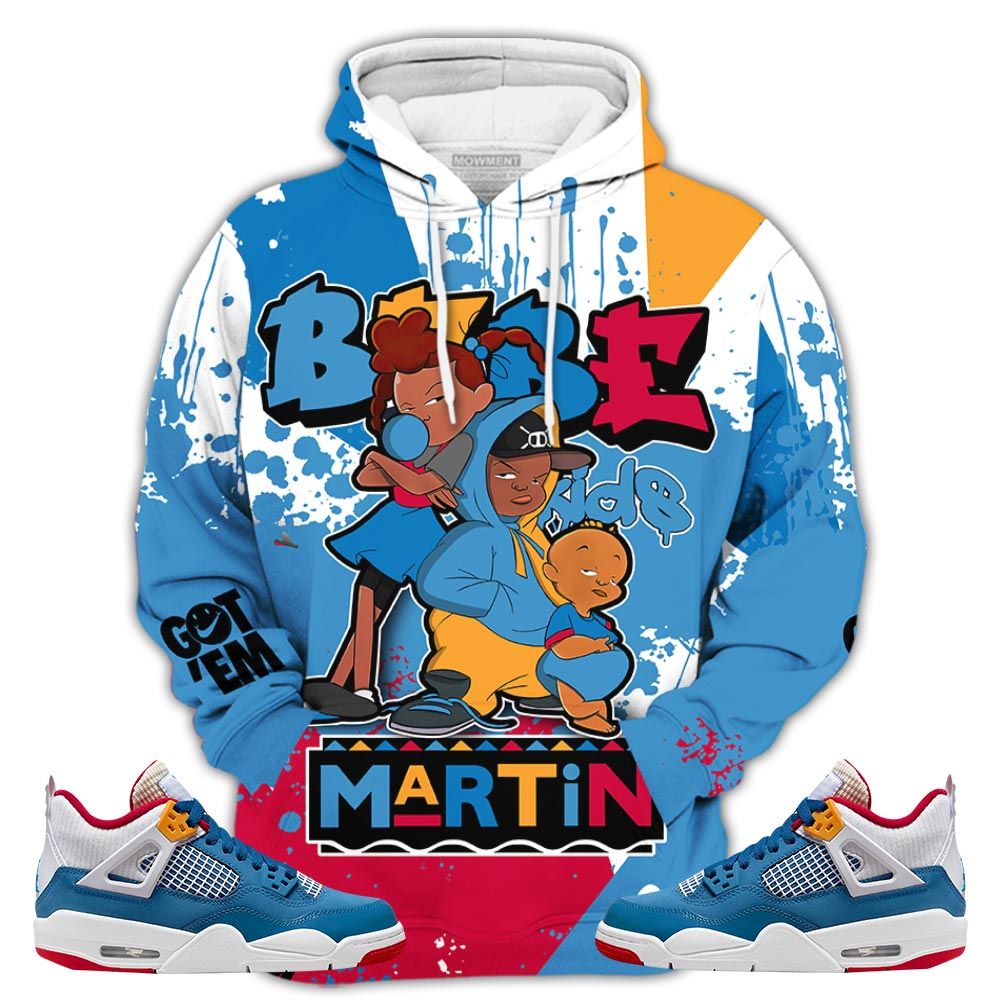 Gift Martin Babes Kids 90S Sneaker Shirt Match Retro Messy Room 4S, Jordan 4 Gs Messy Room Hoodie Sweatshirt Tee All Over Print MKO Shirt